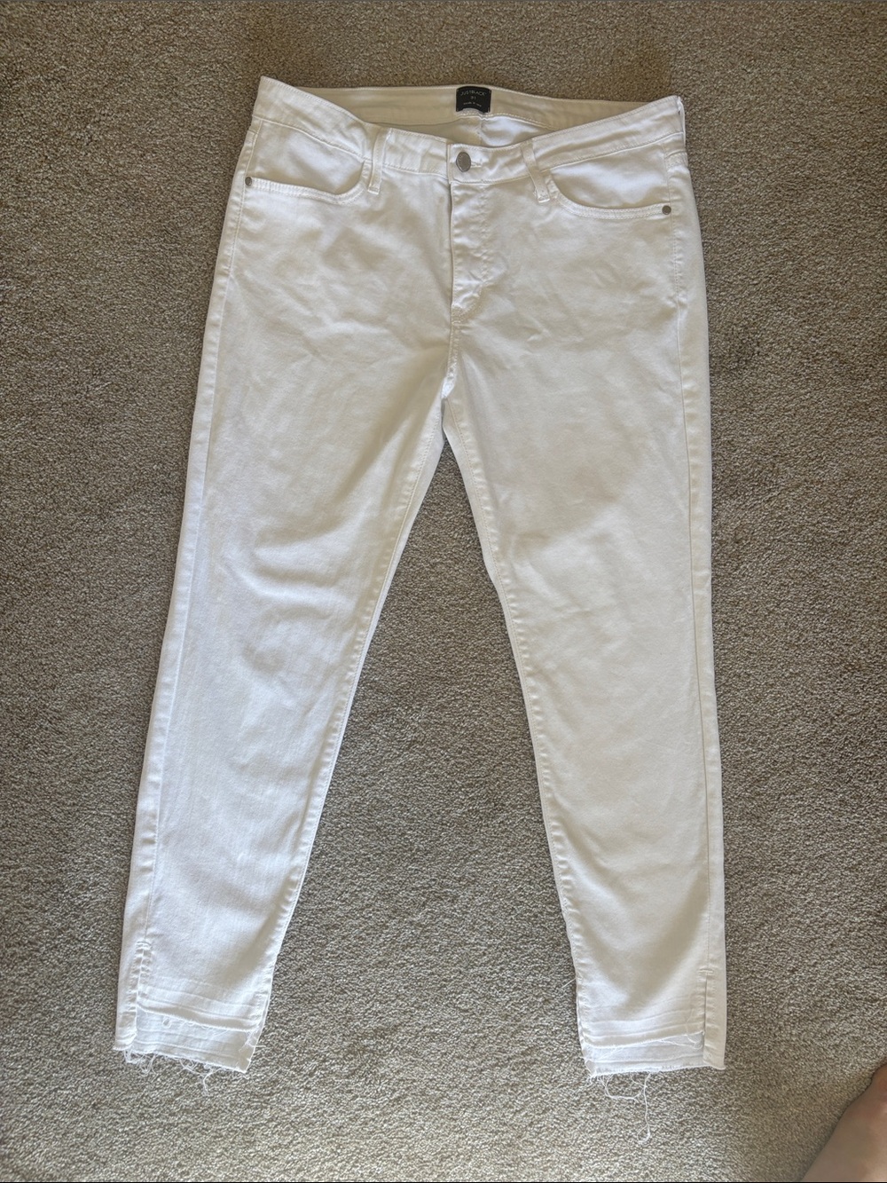 Just Black White Skinny Jeans